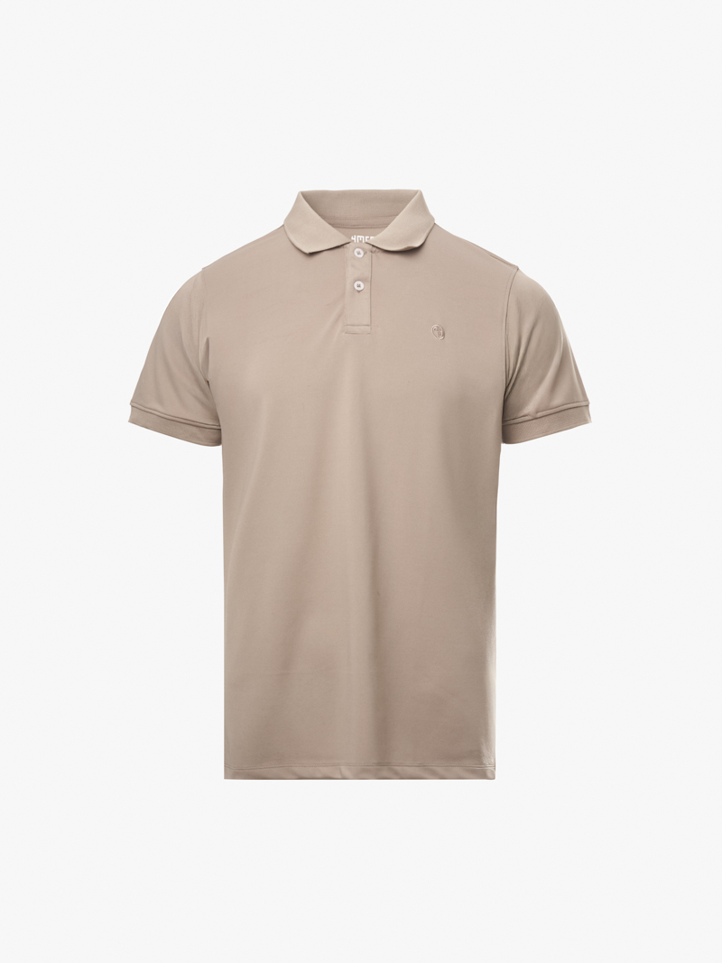 Áo Polo Thêu Logo Tròn Form Slimfit PO153 Màu Xanh Cổ Vịt
